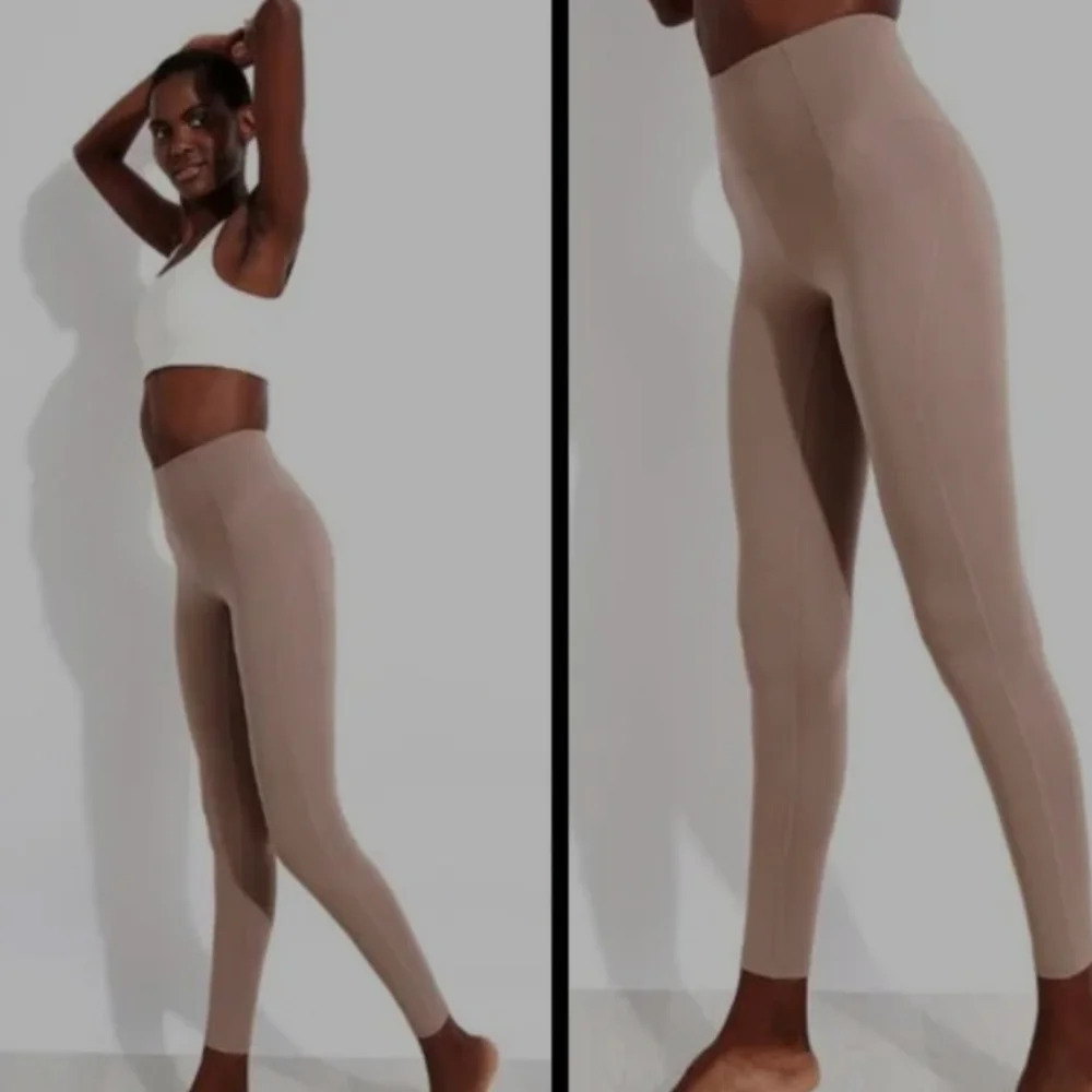 Girlfriend Collection High Rise Dusty Rose Nude Leggings Xsmall